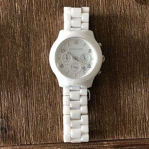 White Ceramic Michael Kors Watch